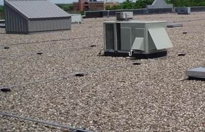 Built up roofing